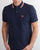 Trojan Tipped Pique Polo Shirt Navy