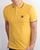 Trojan Tipped Pique Polo Shirt Mustard