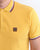Trojan Tipped Pique Polo Shirt Mustard