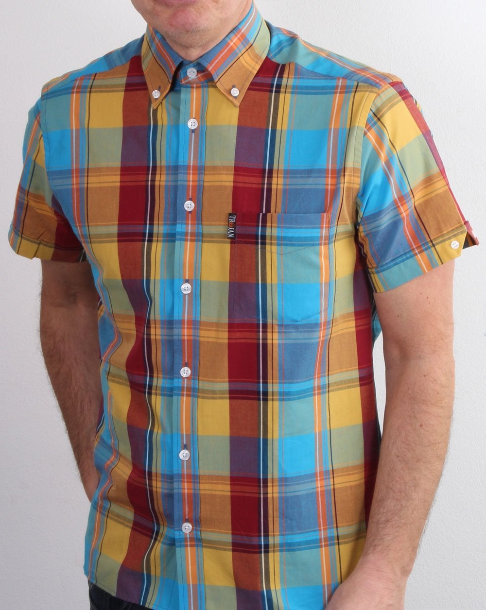 Trojan Check Shirt Mustard