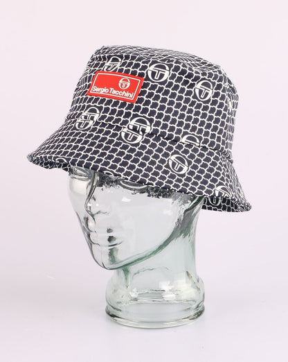 Sergio Tacchini Bucket Hat Marineblau/Weiß