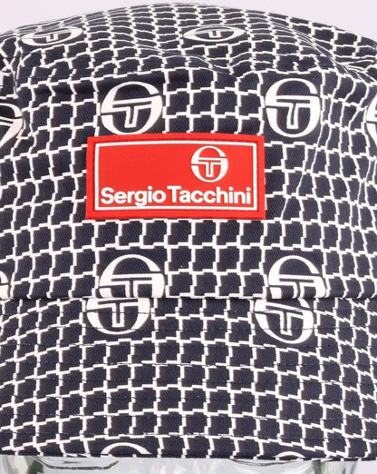 Sergio Tacchini Bucket Hat Marineblau/Weiß