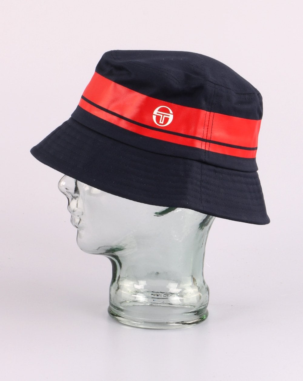 Sergio Tacchini Masters Bucket Hat Marineblau/Rot