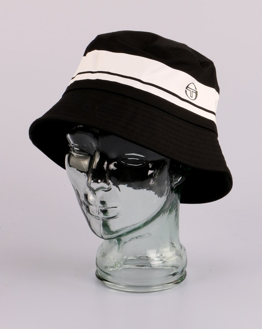 Sergio Tacchini Masters Bucket Hat Schwarz/Weiß
