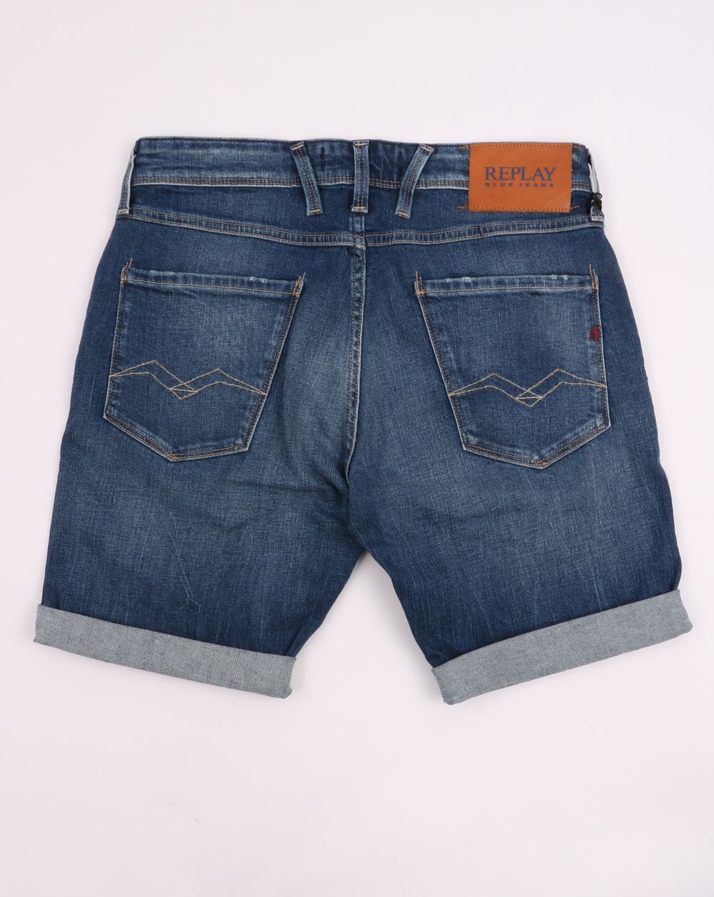 Replay Anbass Bio Shorts Mittelblau
