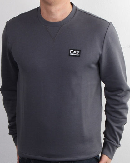 Emporio Armani EA7 Sweatshirt Anthrazitgrau