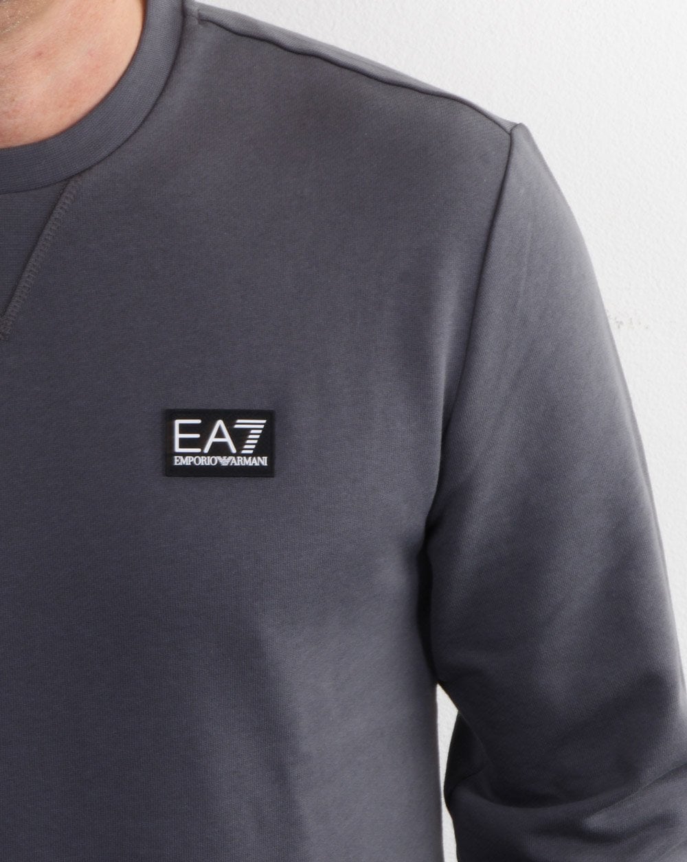 Emporio Armani EA7 Sweatshirt Anthrazitgrau
