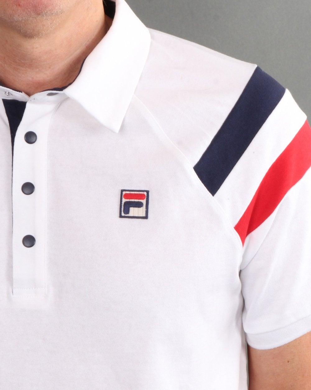 Fila Vintage MK2 Poloshirt Weiß