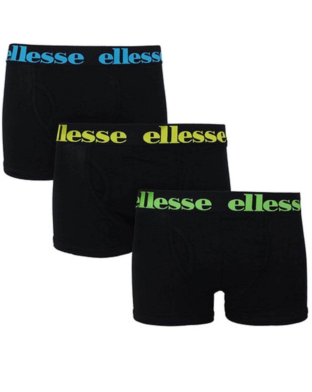 Ellesse – Dreierpack Boxershorts in Schwarz