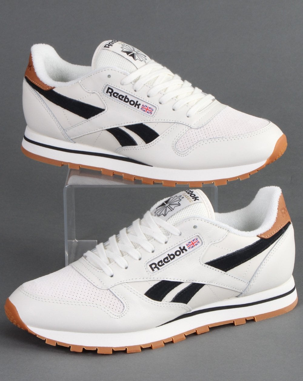 Reebok Classic Leather Sneakers Kreide/Schwarz