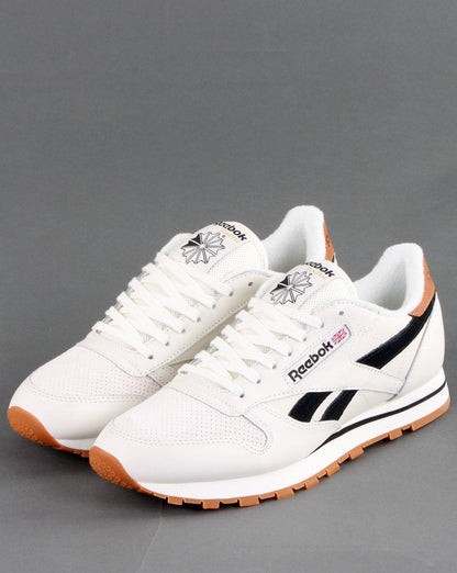 Reebok Classic Leather Sneakers Kreide/Schwarz