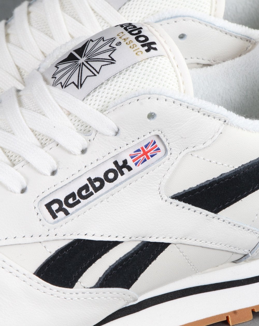 Reebok Classic Leather Sneakers Kreide/Schwarz