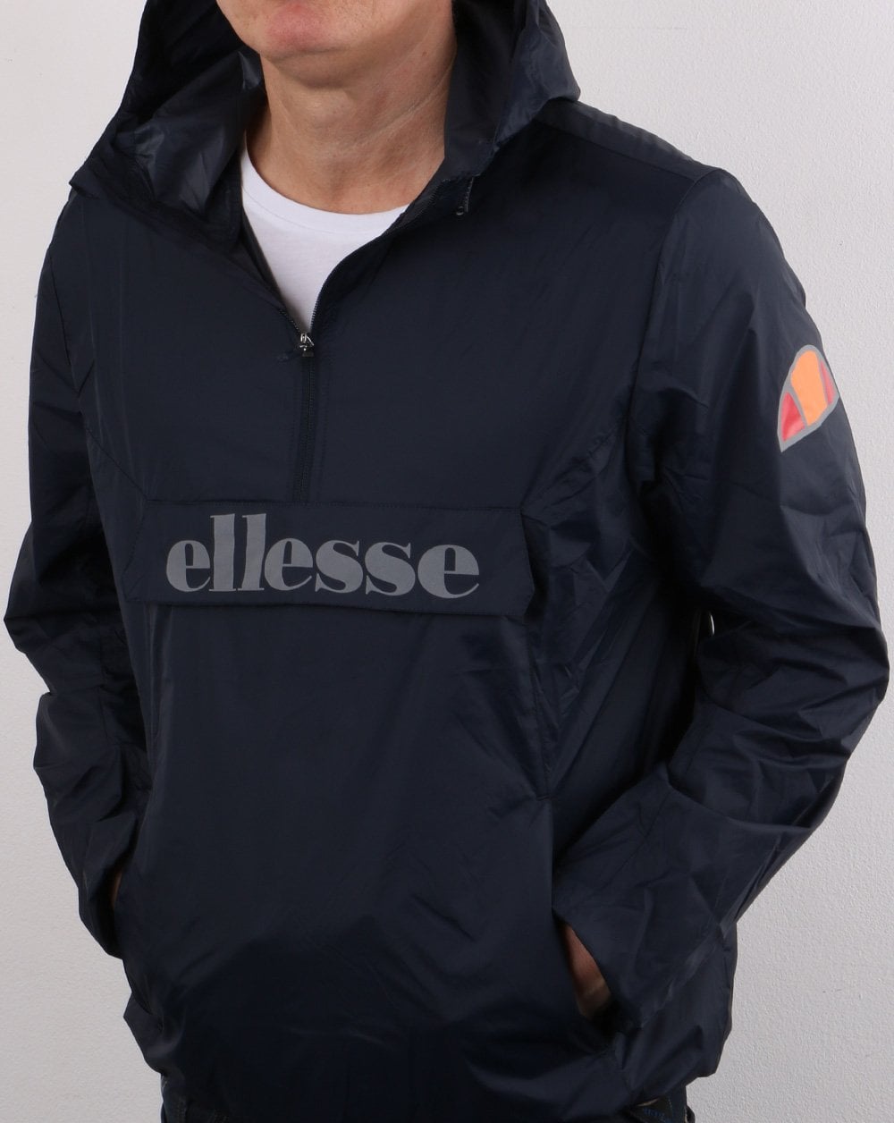 Ellesse – Acera – Überziehjacke in Marineblau