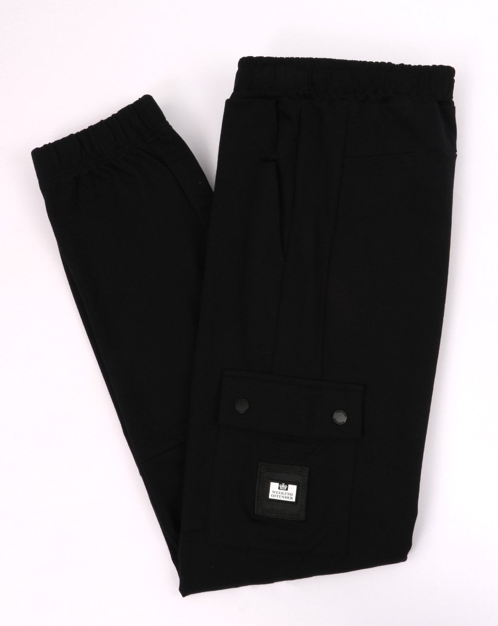 Weekend Offender Kwale Cargo-Jogginghose, Schwarz