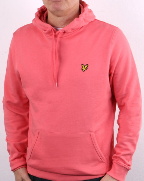 Lyle And Scott Pullover Hoodie Coral Pink