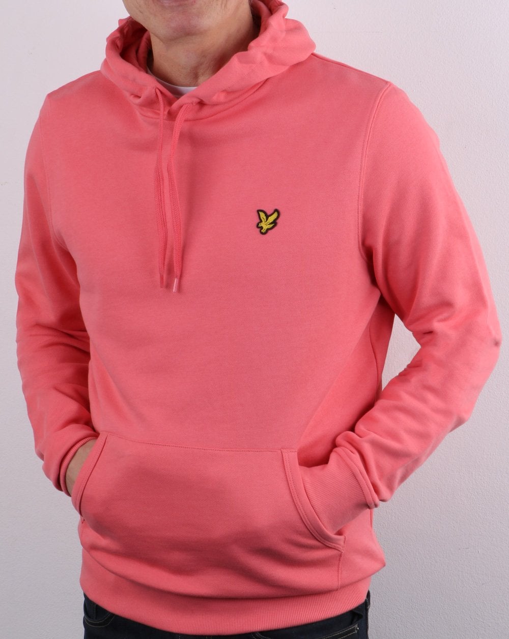 Lyle And Scott Pullover Hoodie Coral Pink