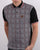 Trojan Checked Polo Shirt Black