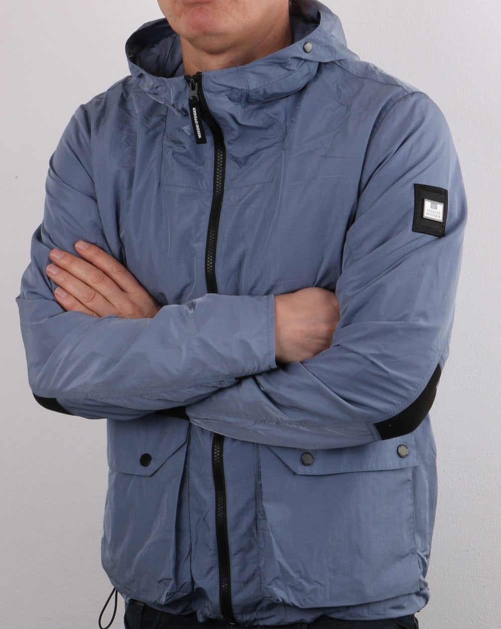 Weekend Offender Valencia Jacket Steel Blue