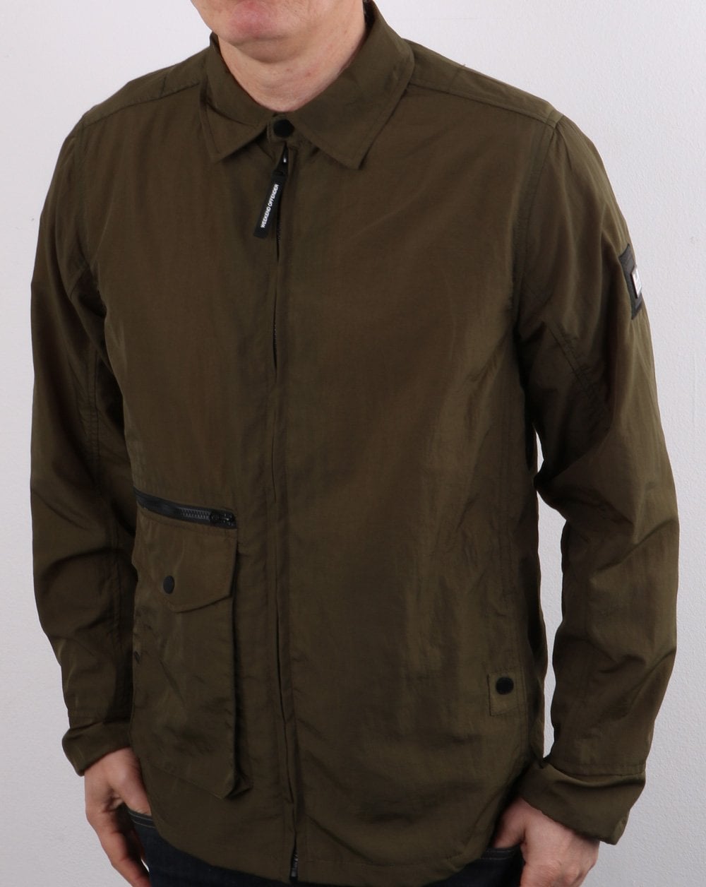 Weekend Offender Vinnie Überhemd Dark Army