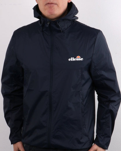 Ellesse – Jacke mit durchgehendem Reißverschluss in Marineblau