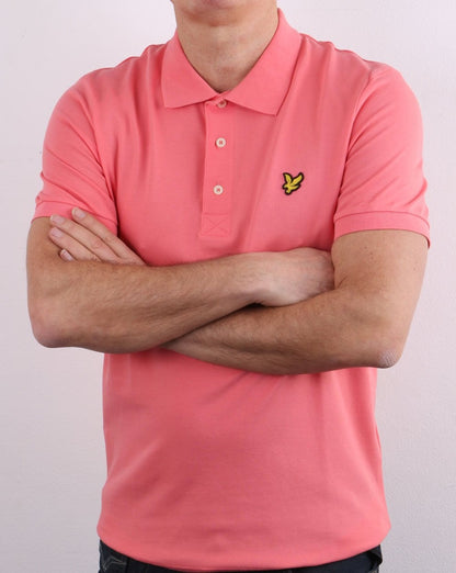 Lyle And Scott Poloshirt Dunkelrosa