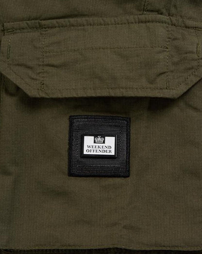 Weekend Offender Pianemo Cargohose in dunkler Armee