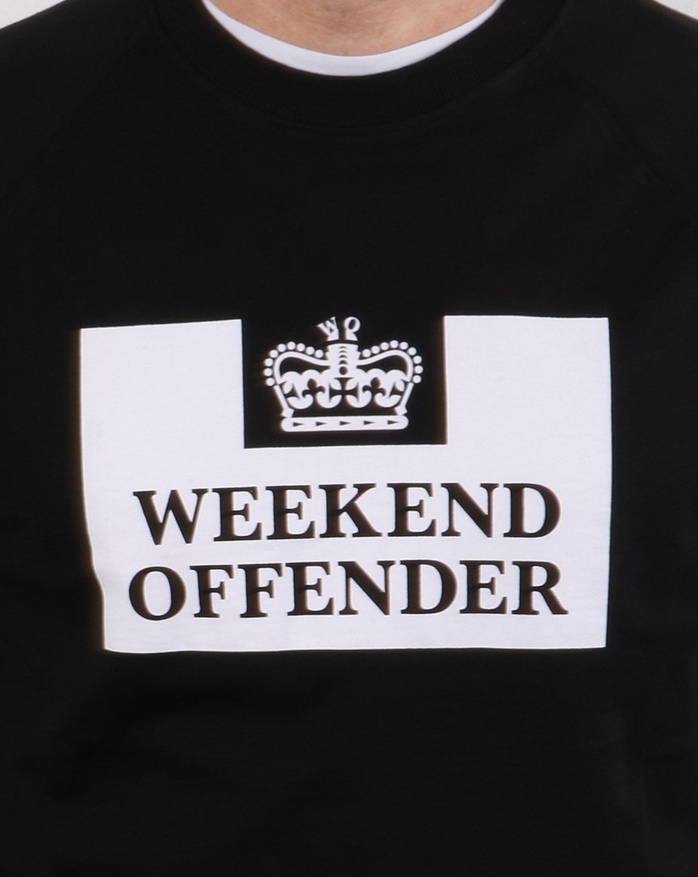 Weekend Offender Penitentiary Sweatshirt Schwarz