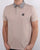 Weekend Offender Check Collar Polo Shirt Sand