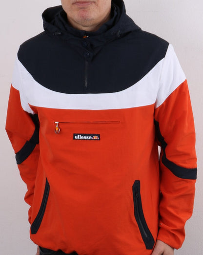 Ellesse Romelo Jacke Marineblau/Weiß/Orange