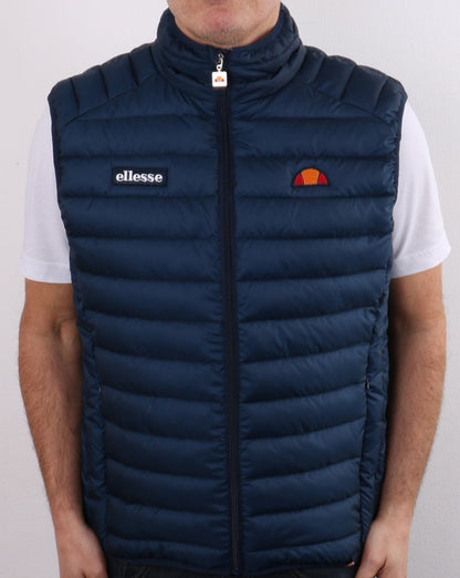 Ellesse – Bardy – Wattierte Weste in Marineblau