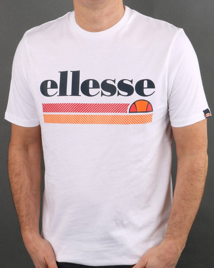 Ellesse – Weißes T-Shirt mit Logo