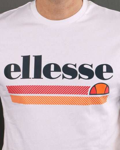 Ellesse – Weißes T-Shirt mit Logo