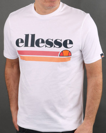 Ellesse – Weißes T-Shirt mit Logo
