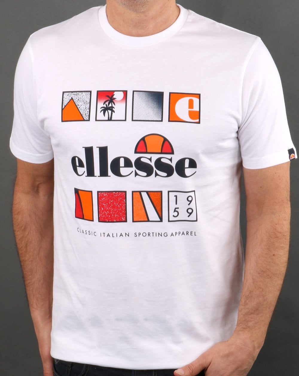 Ellesse – Souscri – T-Shirt in Weiß