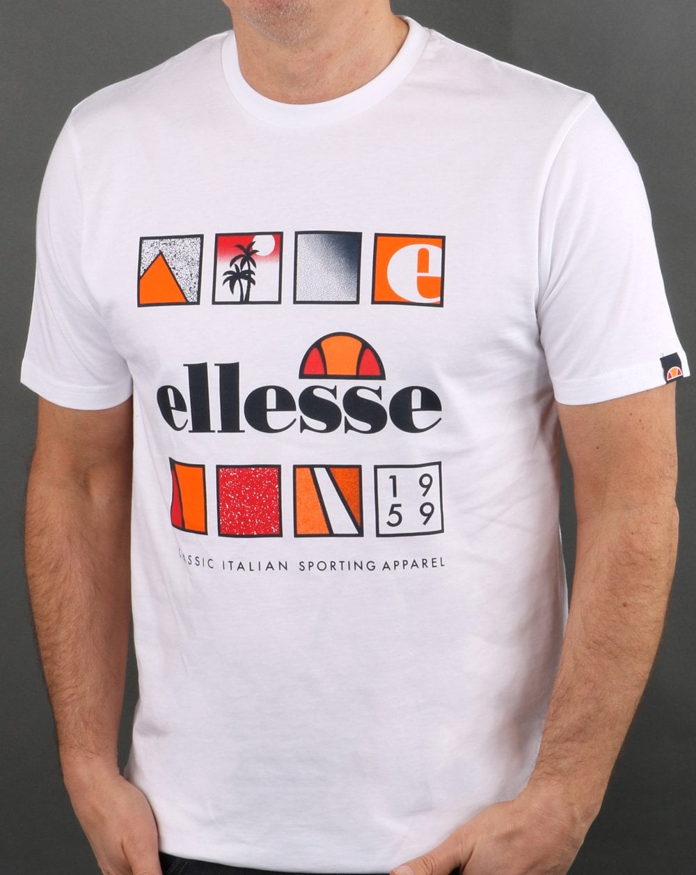 Ellesse – Souscri – T-Shirt in Weiß