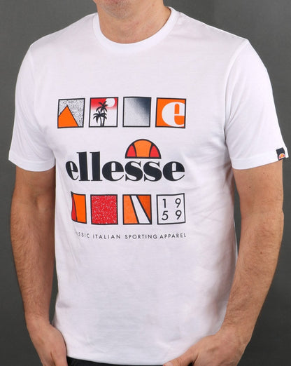 Ellesse – Souscri – T-Shirt in Weiß