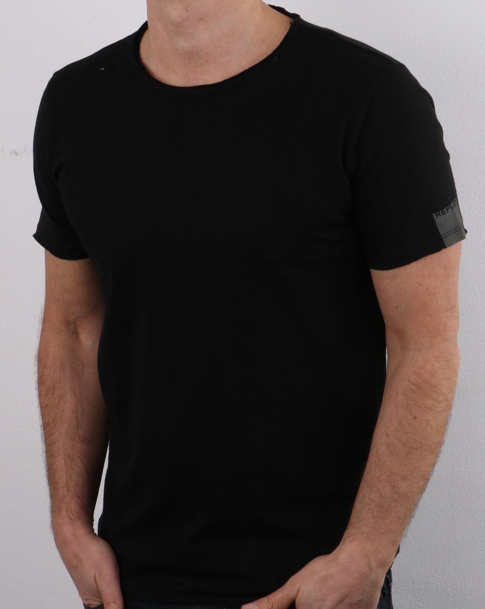 Replay T-Shirt Schwarz