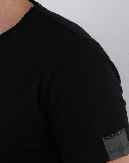 Replay T-Shirt Schwarz
