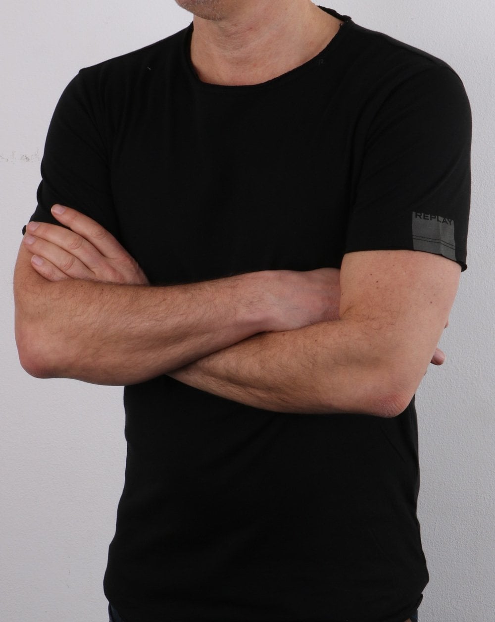 Replay T-Shirt Schwarz
