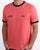 Ellesse Ringer Tee Coral/navy