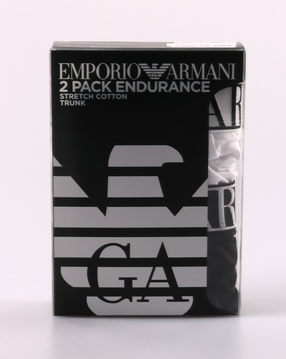 Emporio Armani Doppelpack Boxershorts Schwarz/Weiß