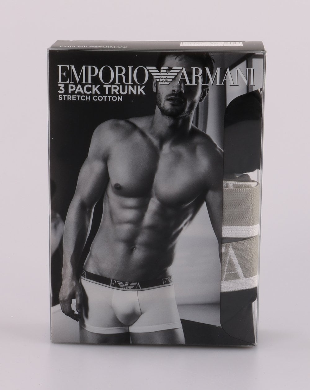 Emporio Armani 3 Pack Boxer Shorts Black/grey
