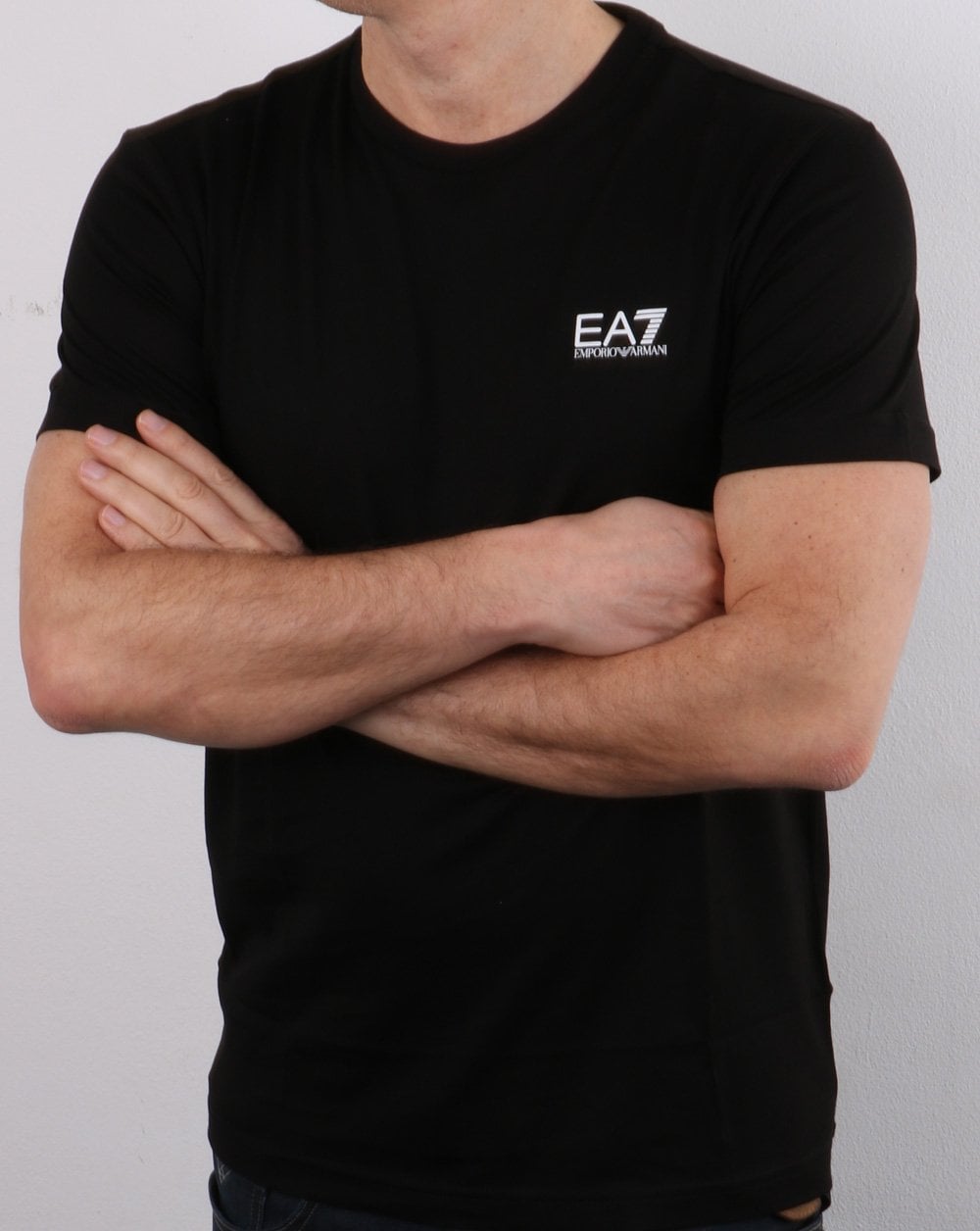 Emporio Armani EA7 T-Shirt Schwarz/Weiß
