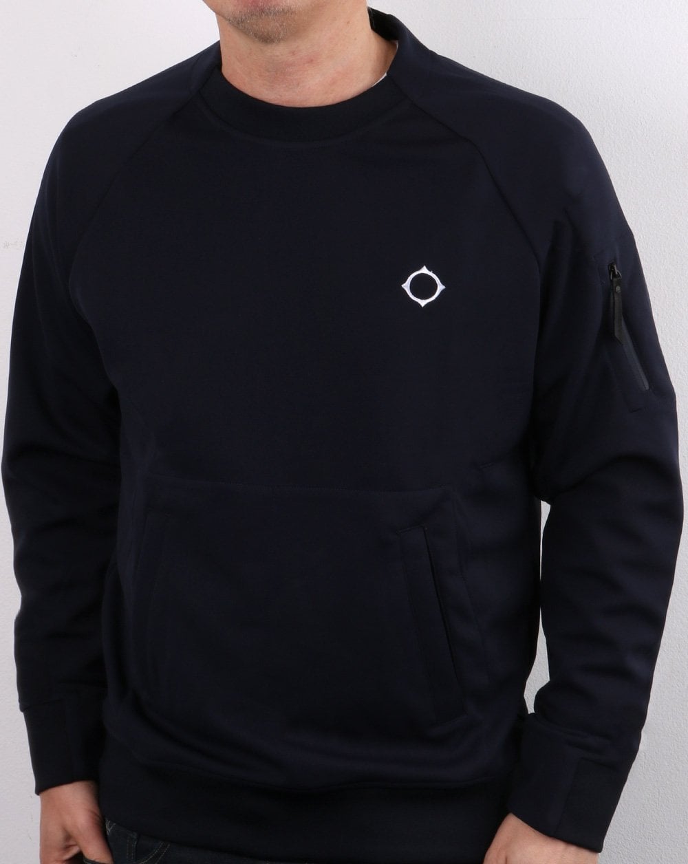 Ma.strum Tech Fleece Crew Sweatshirt Marineblau