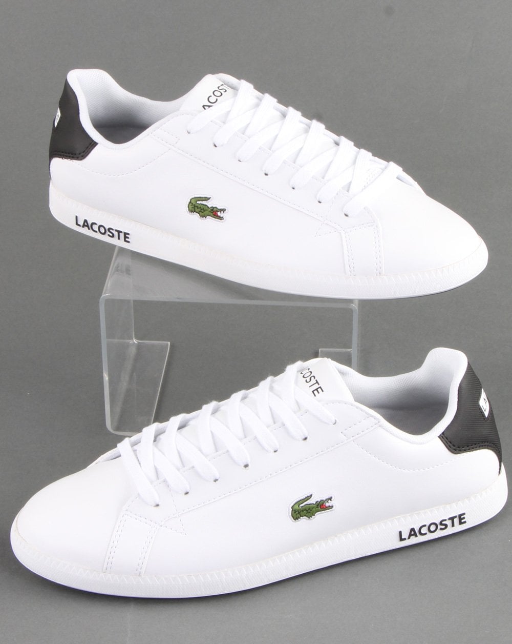 Lacoste Schuhe Graduate 0120 Sneaker Weiß/Schwarz