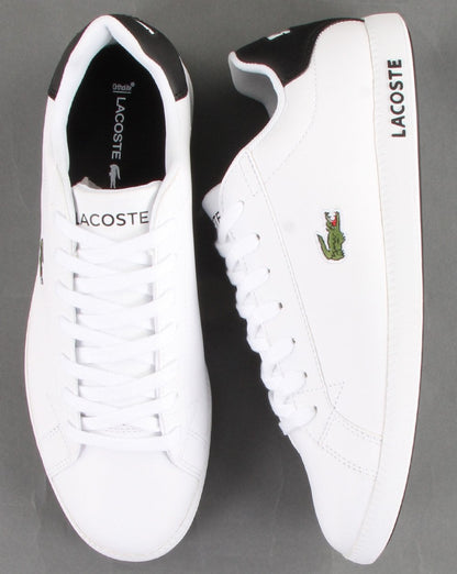 Lacoste Schuhe Graduate 0120 Sneaker Weiß/Schwarz