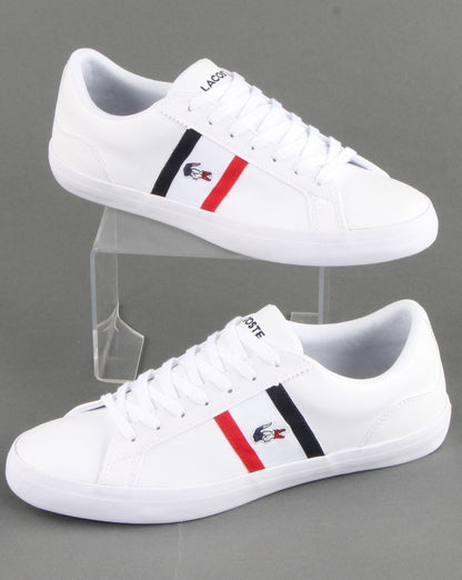 Lacoste Footwear Lerond Tri Trainer Weiß/Marineblau/Rot