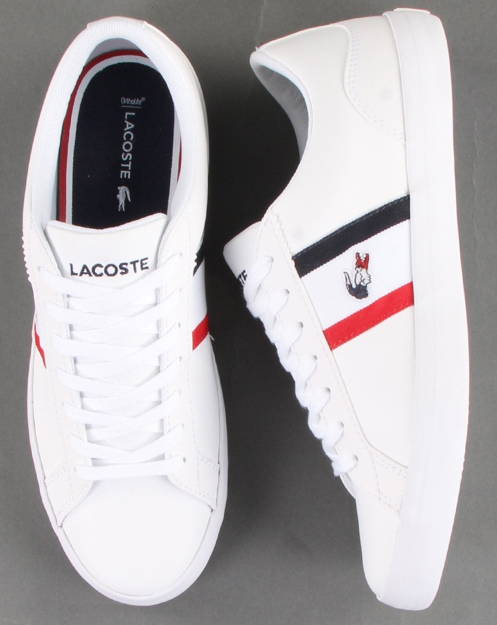 Lacoste Footwear Lerond Tri Trainer White/navy/red