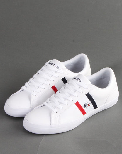Lacoste Footwear Lerond Tri Trainer Weiß/Marineblau/Rot