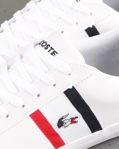 Lacoste Footwear Lerond Tri Trainer Weiß/Marineblau/Rot
